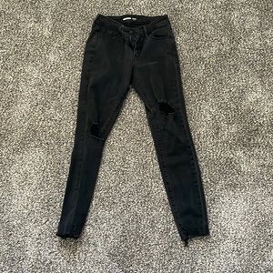 Old Navy Black rockstar denim